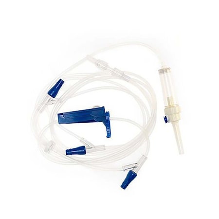 Mckesson IV Pump Set, 10 Drops / mL Drip Rate, 110 Inch Tubing, 3 Ports, 50PK TCBINF6537-A